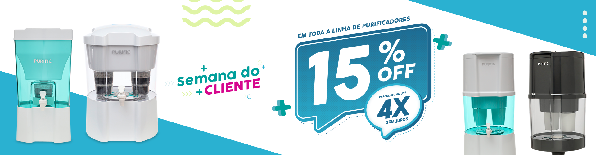 15% off - Purificadores